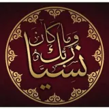 صورة قناة وَمَا كَانَ رَبُّكَ نَسِيًّا ⚘